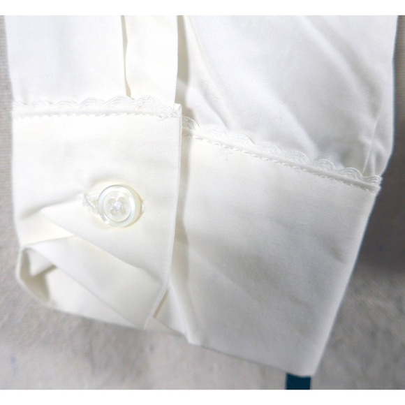 NWT Victoria Beckham For Target Girls M (7) Button Down Top with Pocket - Picture 5 of 14